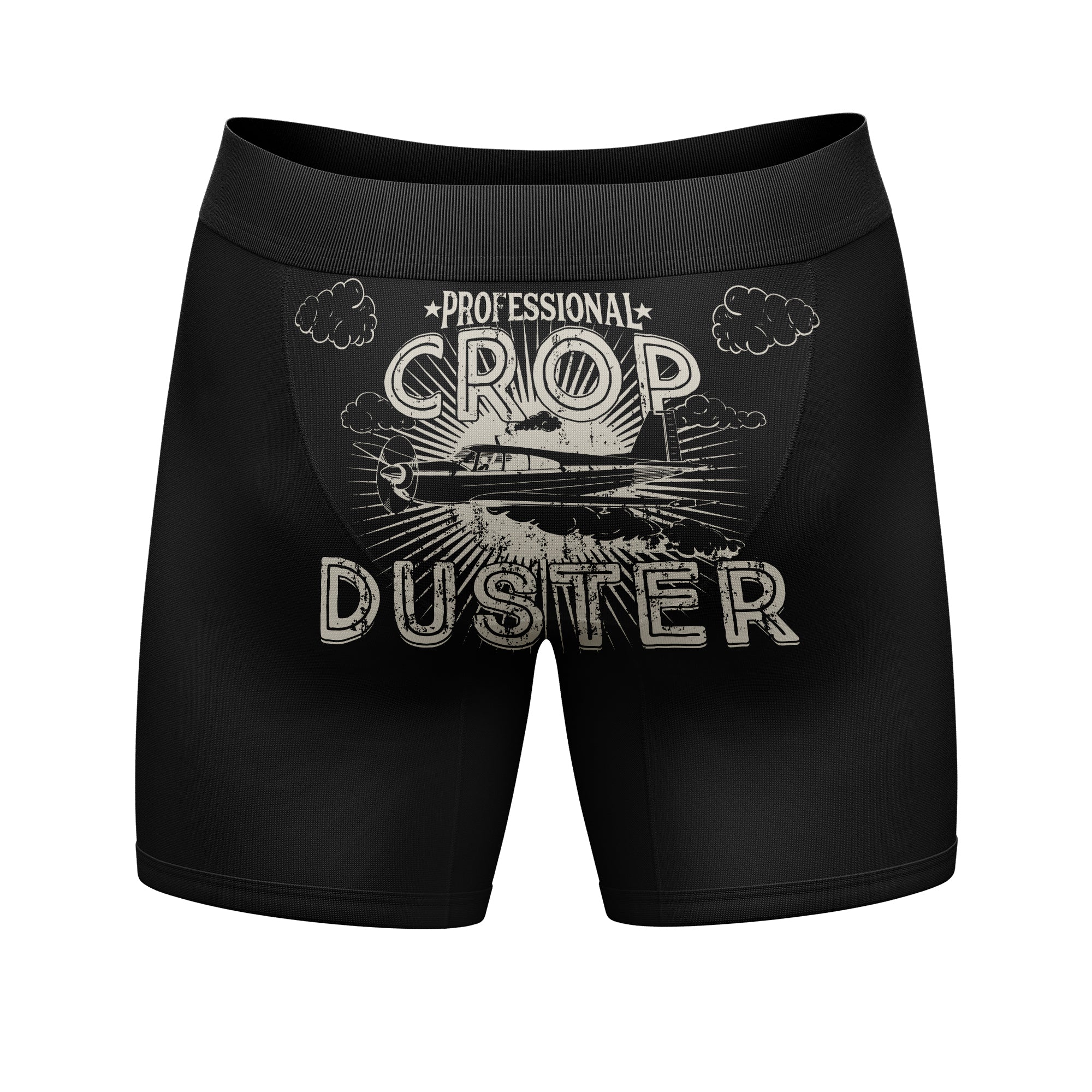 Funny Black Professional Crop Duster Nerdy Toilet Tee