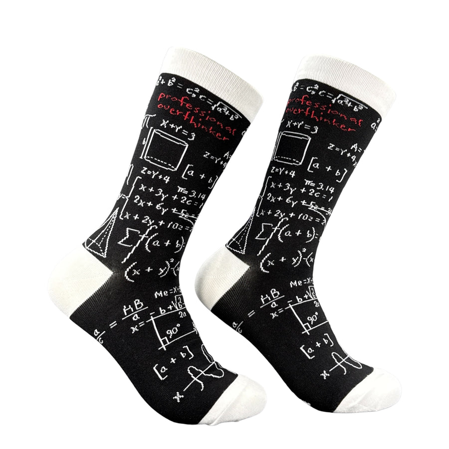 Funny Multi - Pro Overthinker Professional Overthinker Sock Nerdy Nerdy Tee