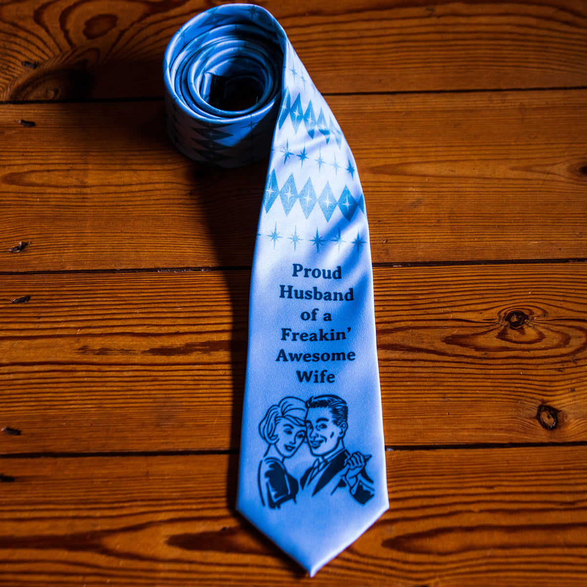 Proud Husband Of A Freakin&#39; Awesome Wife Neck Tie
