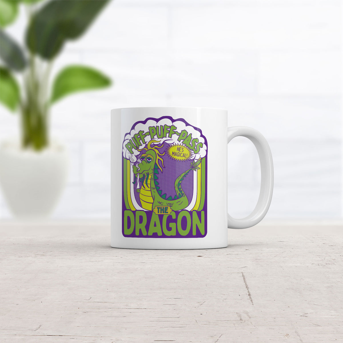Puff Puff Pass The Dragon Mug