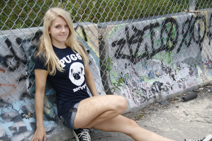 Pugs Not Drugs Women's T Shirt