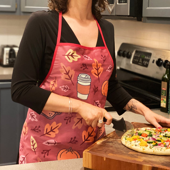 Pumpkin Spice Oven Mitt + Apron Bakeware