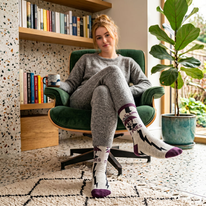 Women's When It Rains It Poes Socks