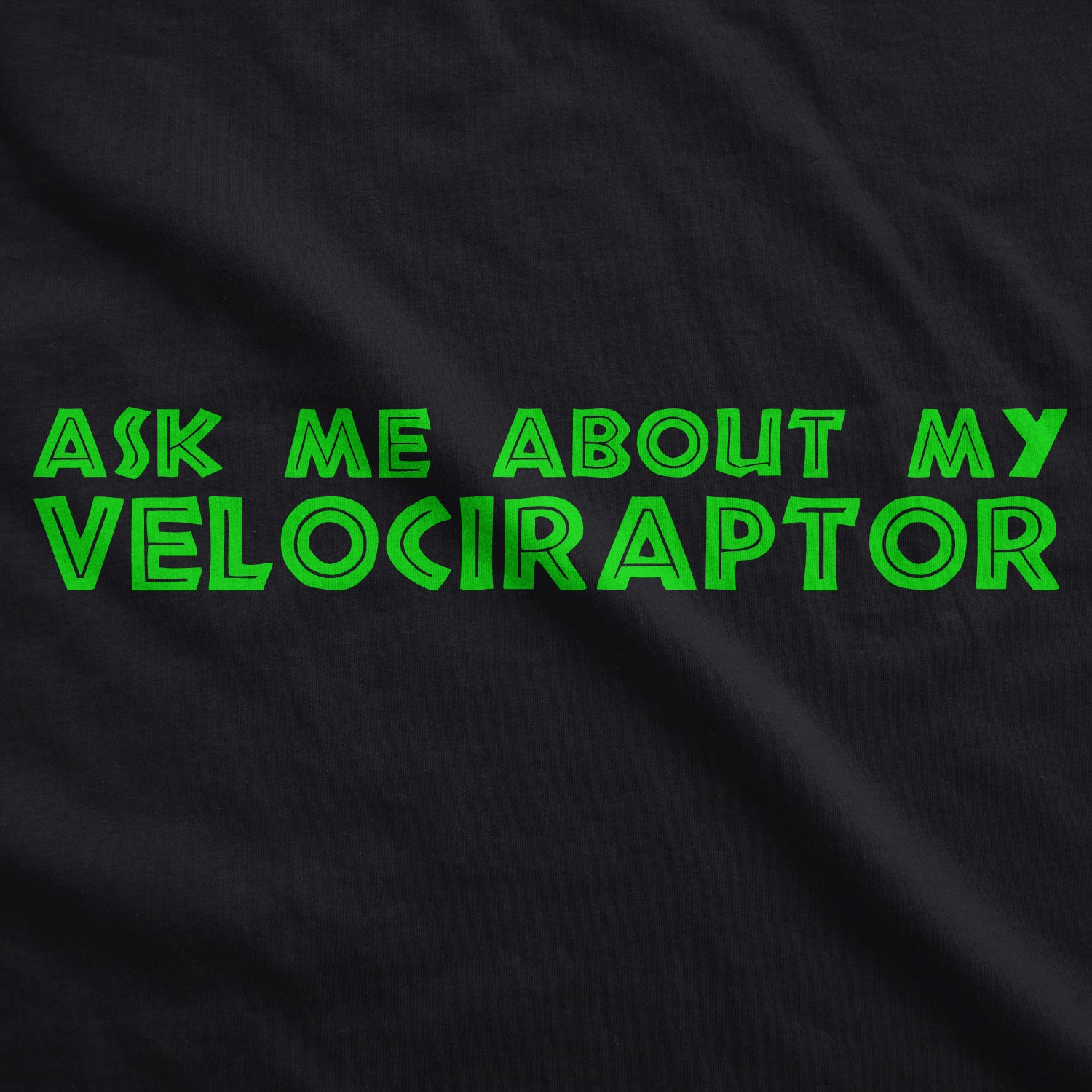Funny Black - Raptor Ask Me About My Raptor Youth T Shirt Nerdy Flip Dinosaur Tee