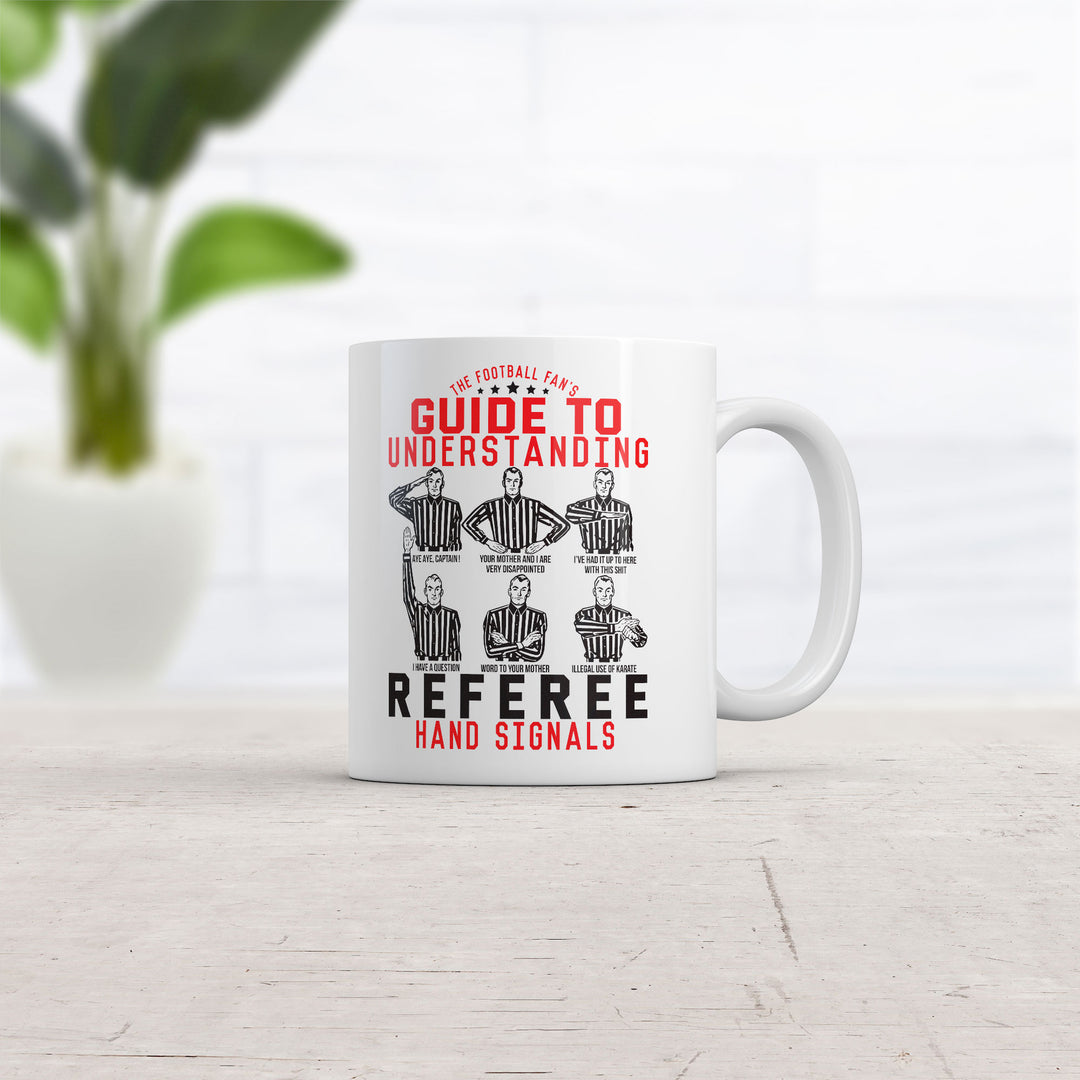 Guide To Understanding Referee Hand Signals Mug