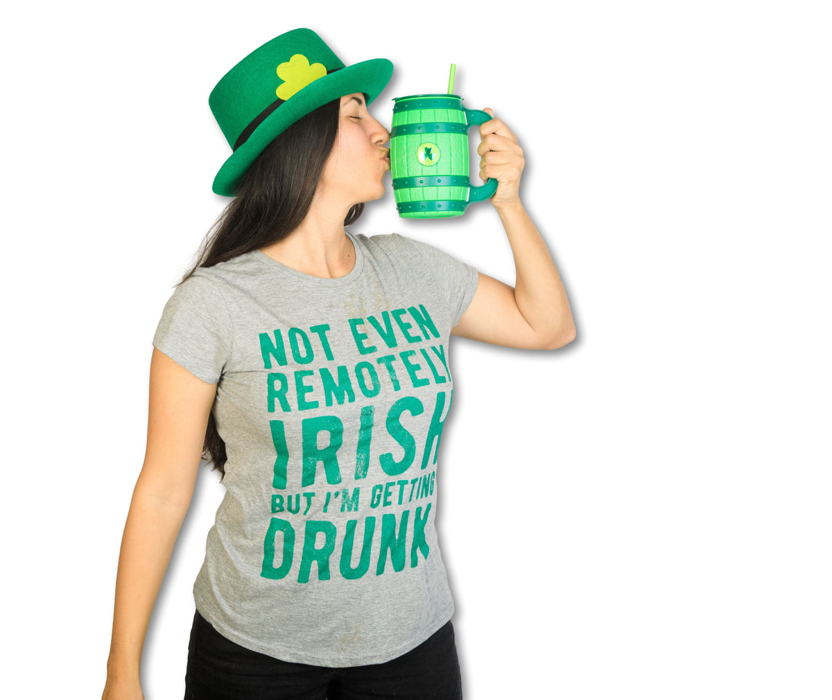 Not Even Remotely Irish But I&#39;m Getting Drunk Women&#39;s T Shirt