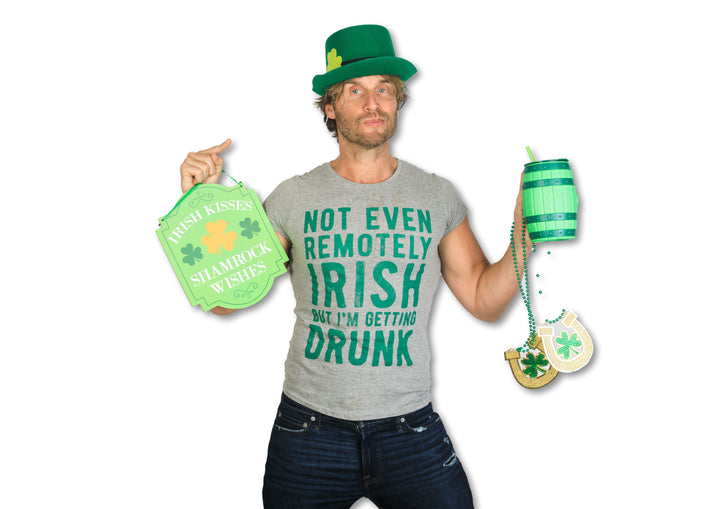 Not Even Remotely Irish But I'm Getting Drunk Men's T Shirt
