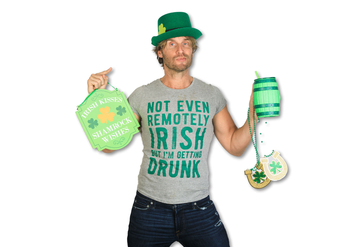Not Even Remotely Irish But I&#39;m Getting Drunk Men&#39;s T Shirt