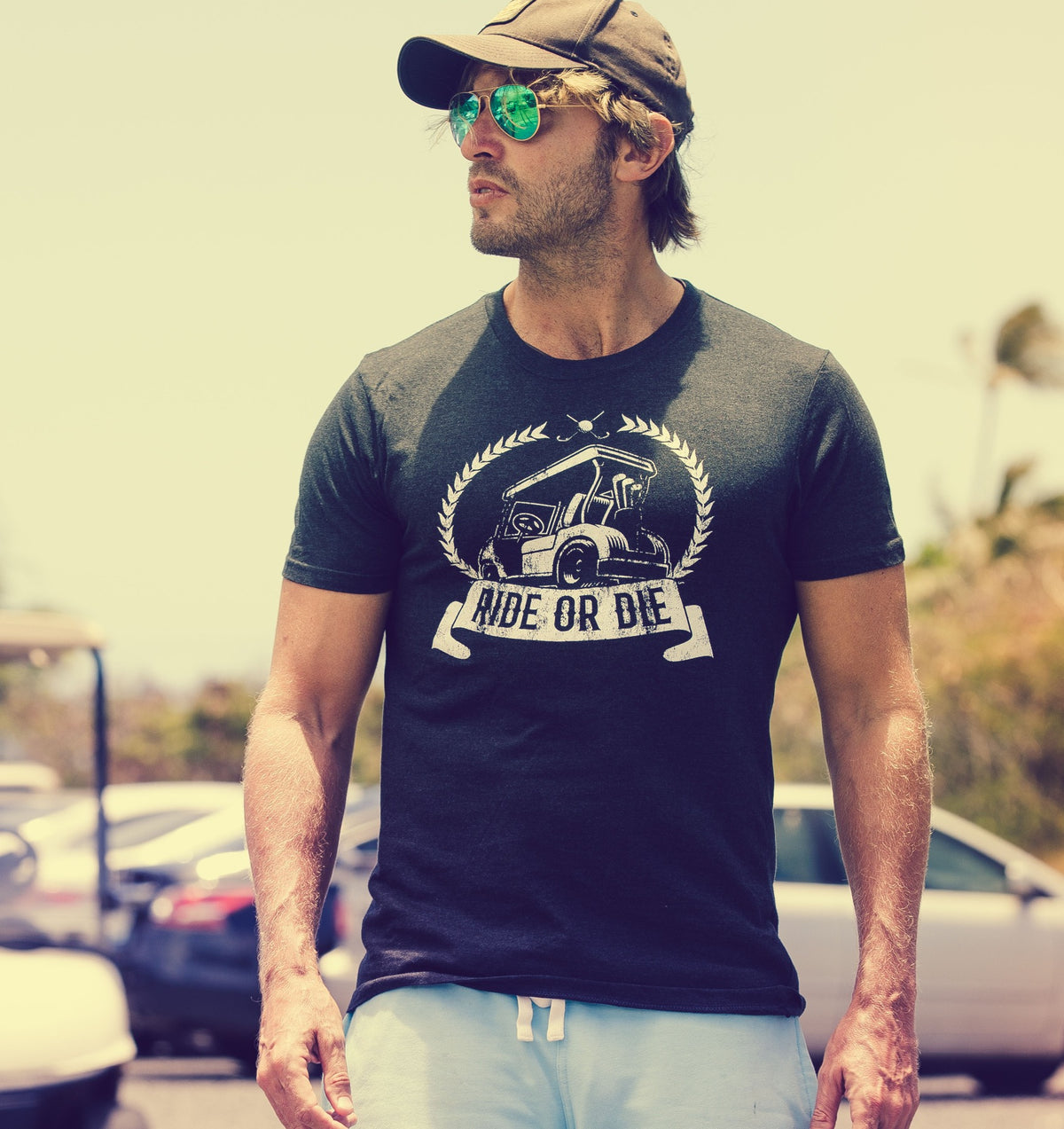 Ride Or Die Golf Men&#39;s Tshirt