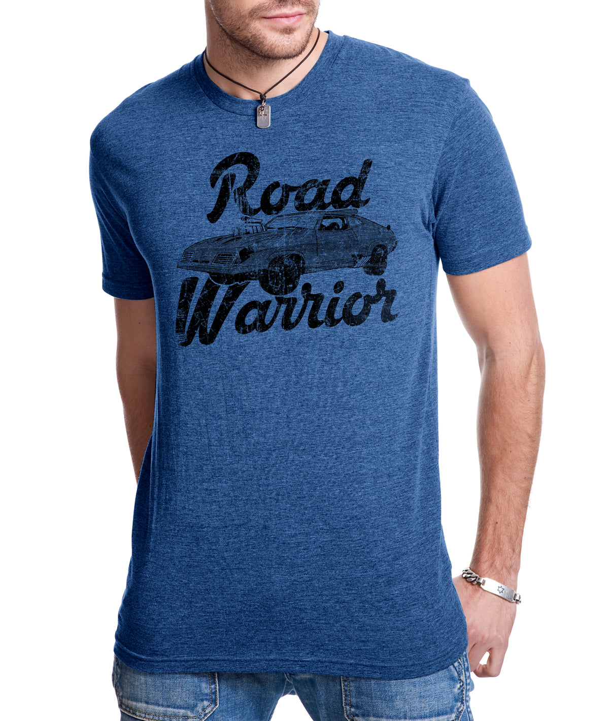 Funny Blue Mens T Shirt Nerdy TV &amp; Movies Retro Tee