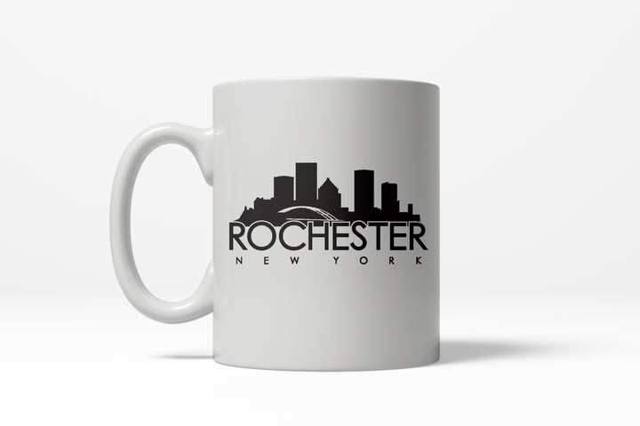 Funny White Rochester Coffee Mug Nerdy Tee