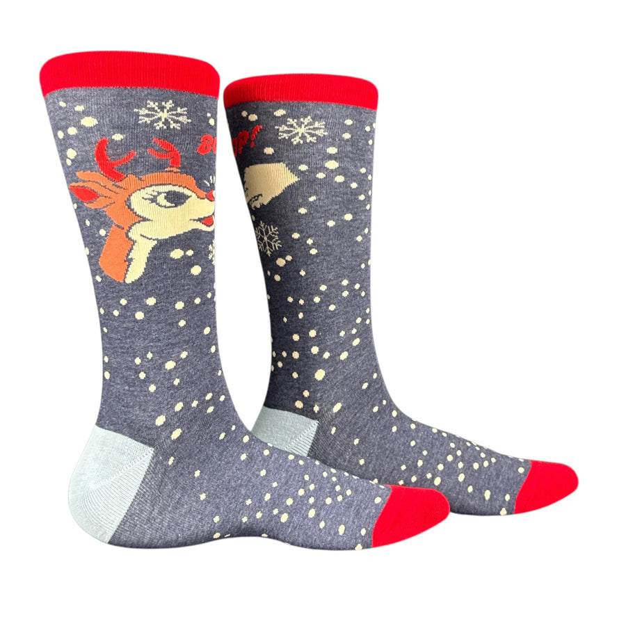 Funny Multi - Boop Rudolph Boop Rudolph Sock Nerdy Christmas Tee