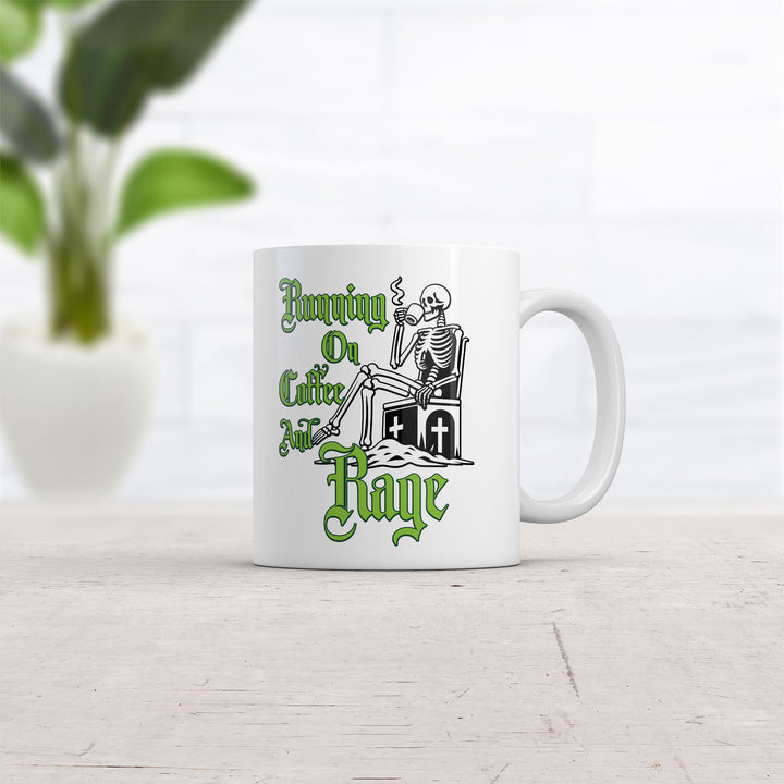 Running On Coffee And Rage Mug