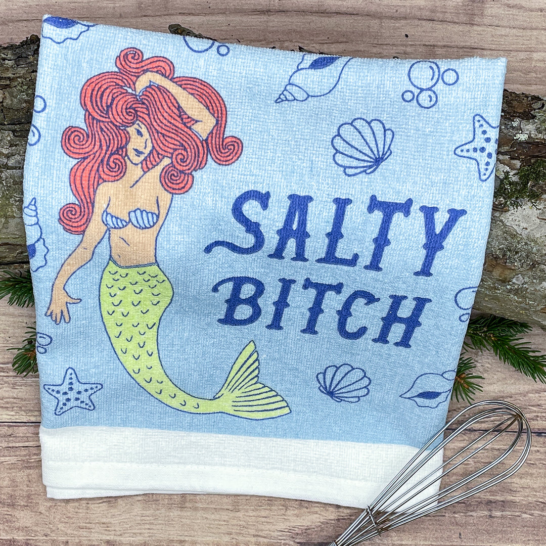 Salty Bitch Tea Towel Tea Towel