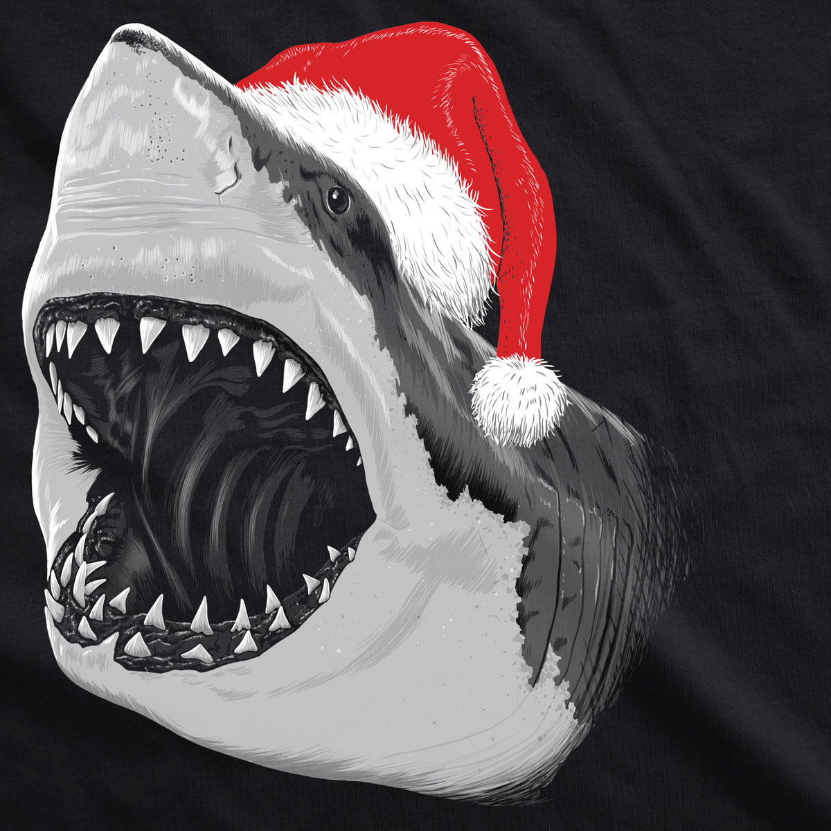 Santa Jaws Men&#39;s Tshirt