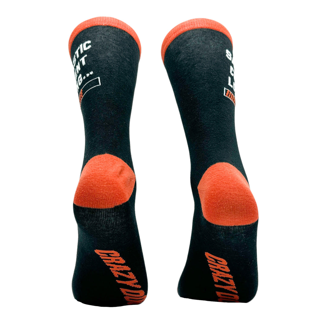 Men's It's A Beautiful Day To Leave Me Alone Socks Funny Desert Camping Graphic Footwear