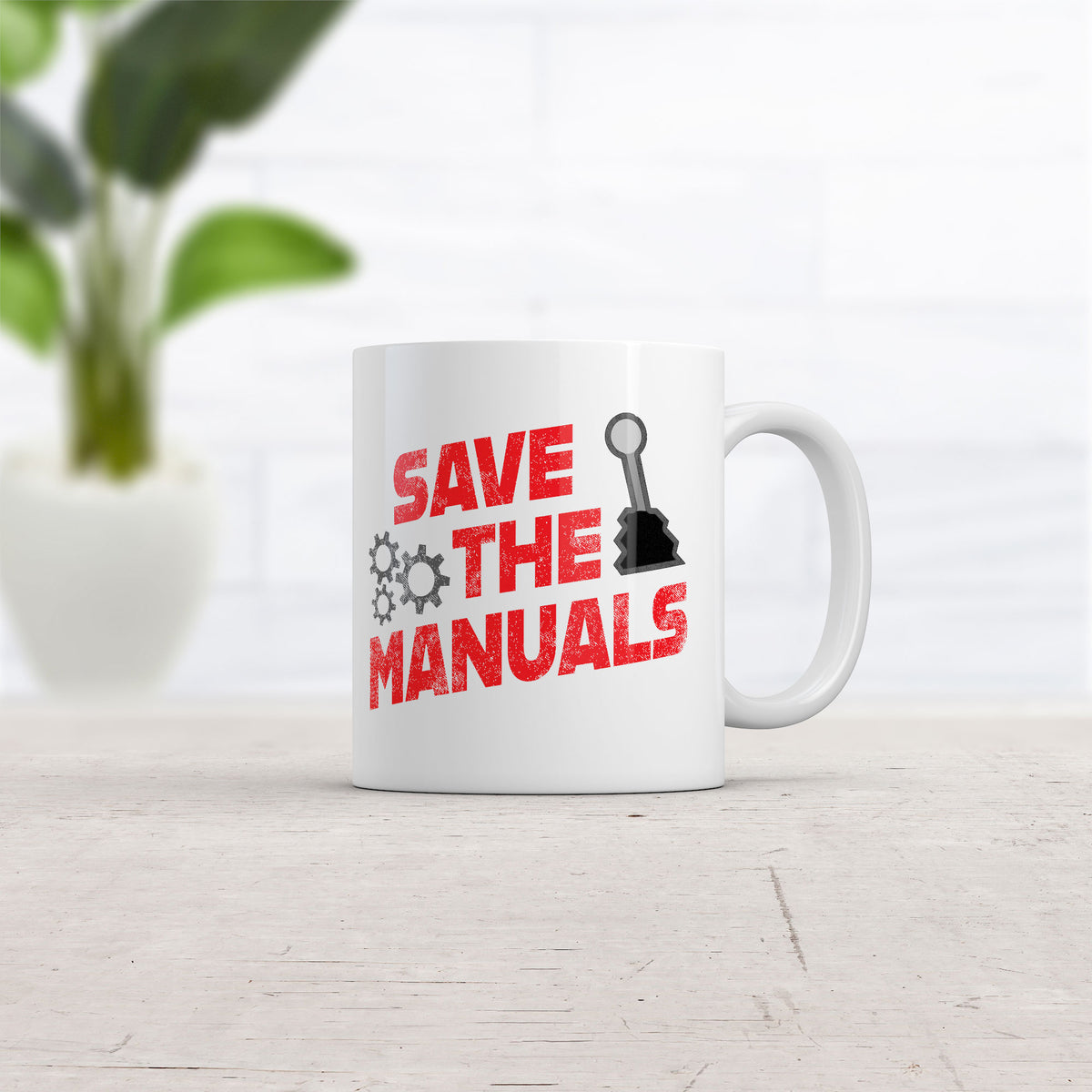 Save The Manuals Mug