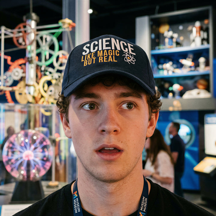 Science Like Magic But Real Hat Funny Nerdy Chemistry Joke Cap