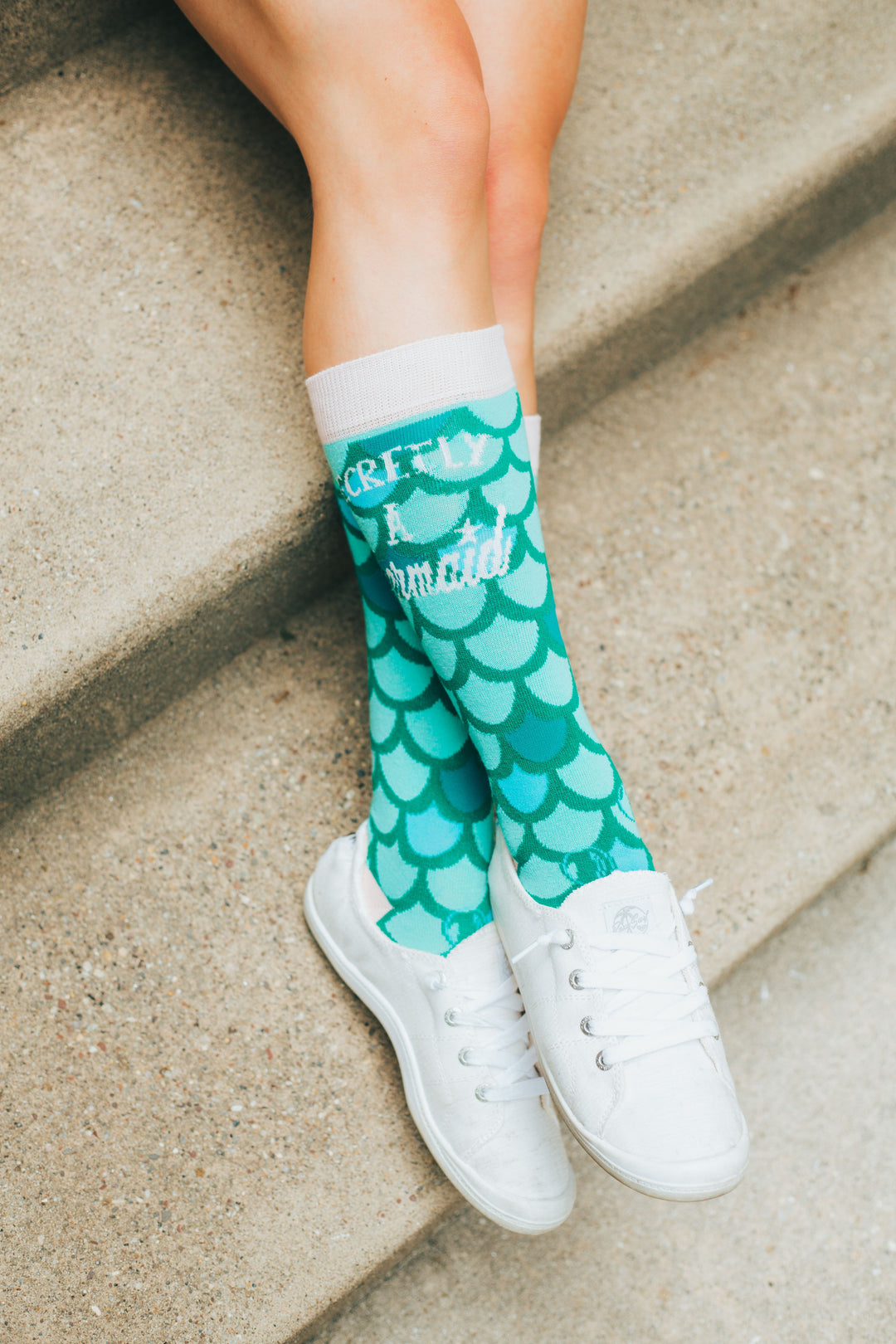 Womens Secretly A Mermaid Socks