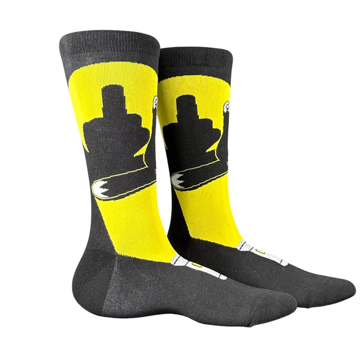 Cat Middle Finger Shadow Puppet Socks