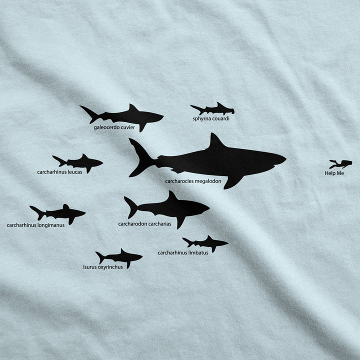 Shark Hierarchy Men's T Shirt