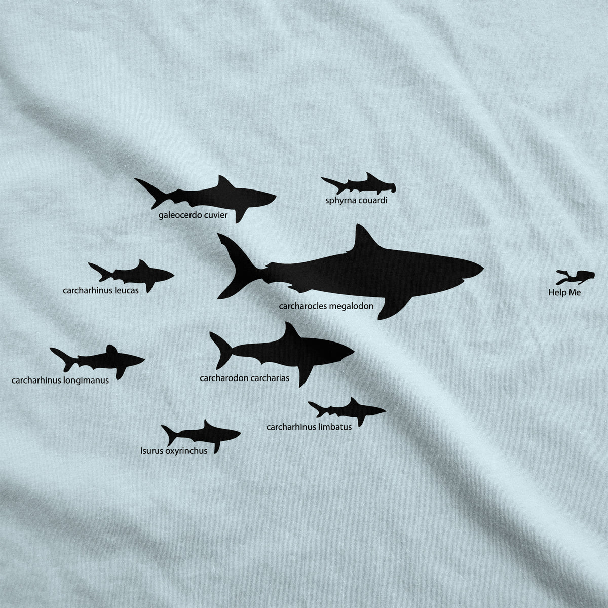 Shark Hierarchy Men&#39;s T Shirt