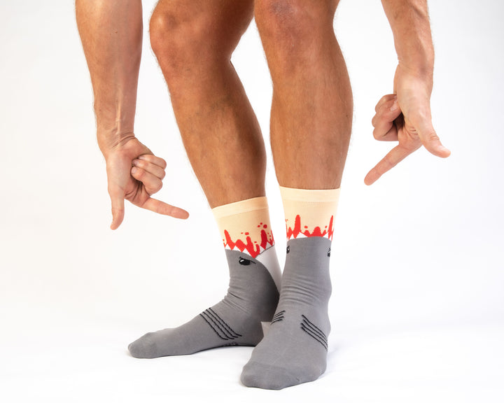 Mens Shark Attack Socks