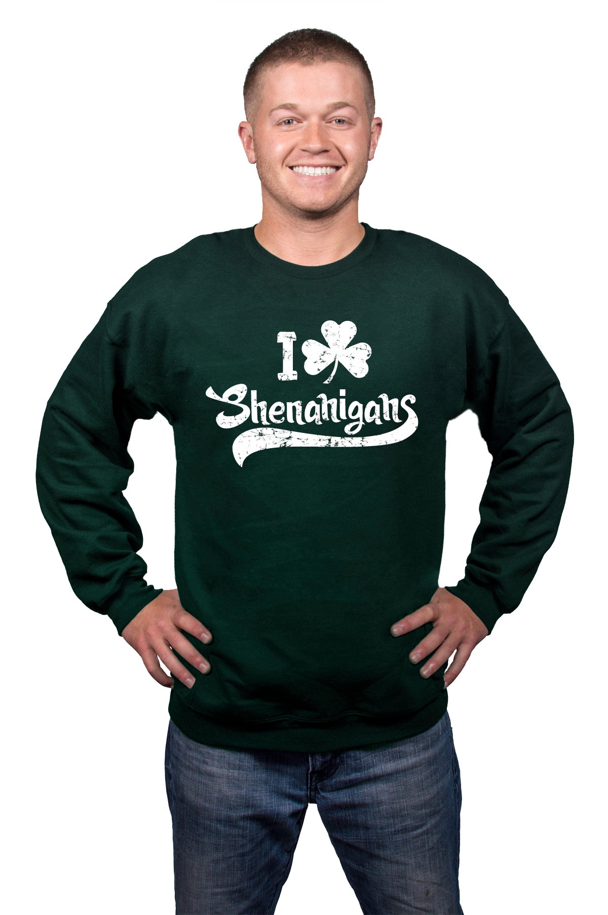 I Clover Shenanigans Crew Neck Sweatshirt