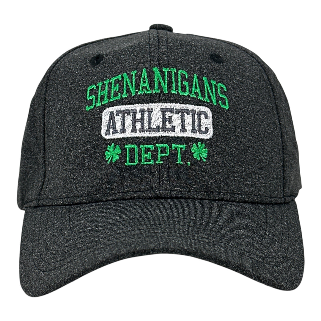 Funny Heather Black - Shenanigans Athletic Shenanigans Athletic Department Nerdy Saint Patrick's Day Tee