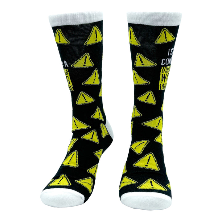 Men's It's A Beautiful Day To Leave Me Alone Socks Funny Desert Camping Graphic Footwear
