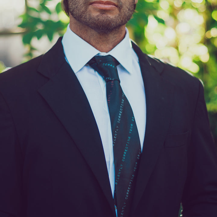 I'm Silently Correcting Your Grammar Neck Tie Tie