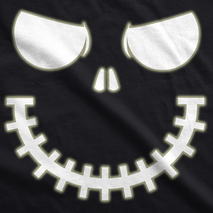 Skeleton Zipper Pumpkin Face Men's T Shirt