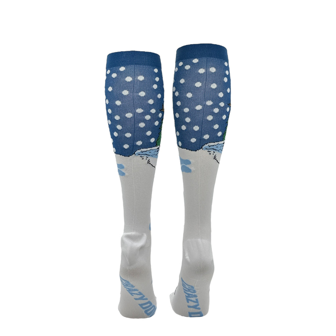 Snowman Compression Socks