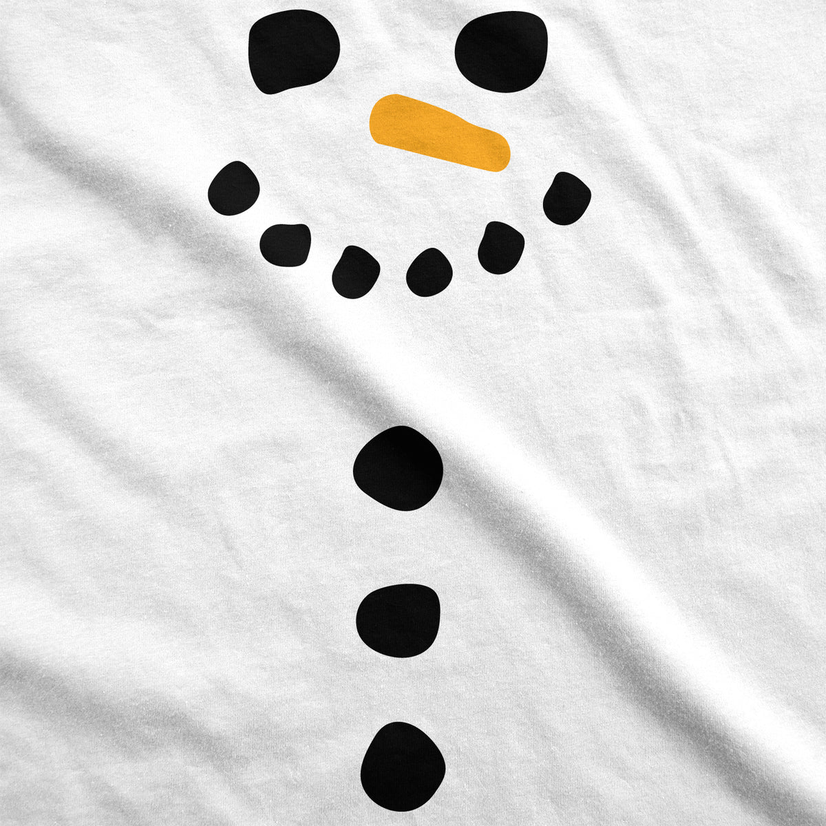 Snowman Buttons Maternity T Shirt