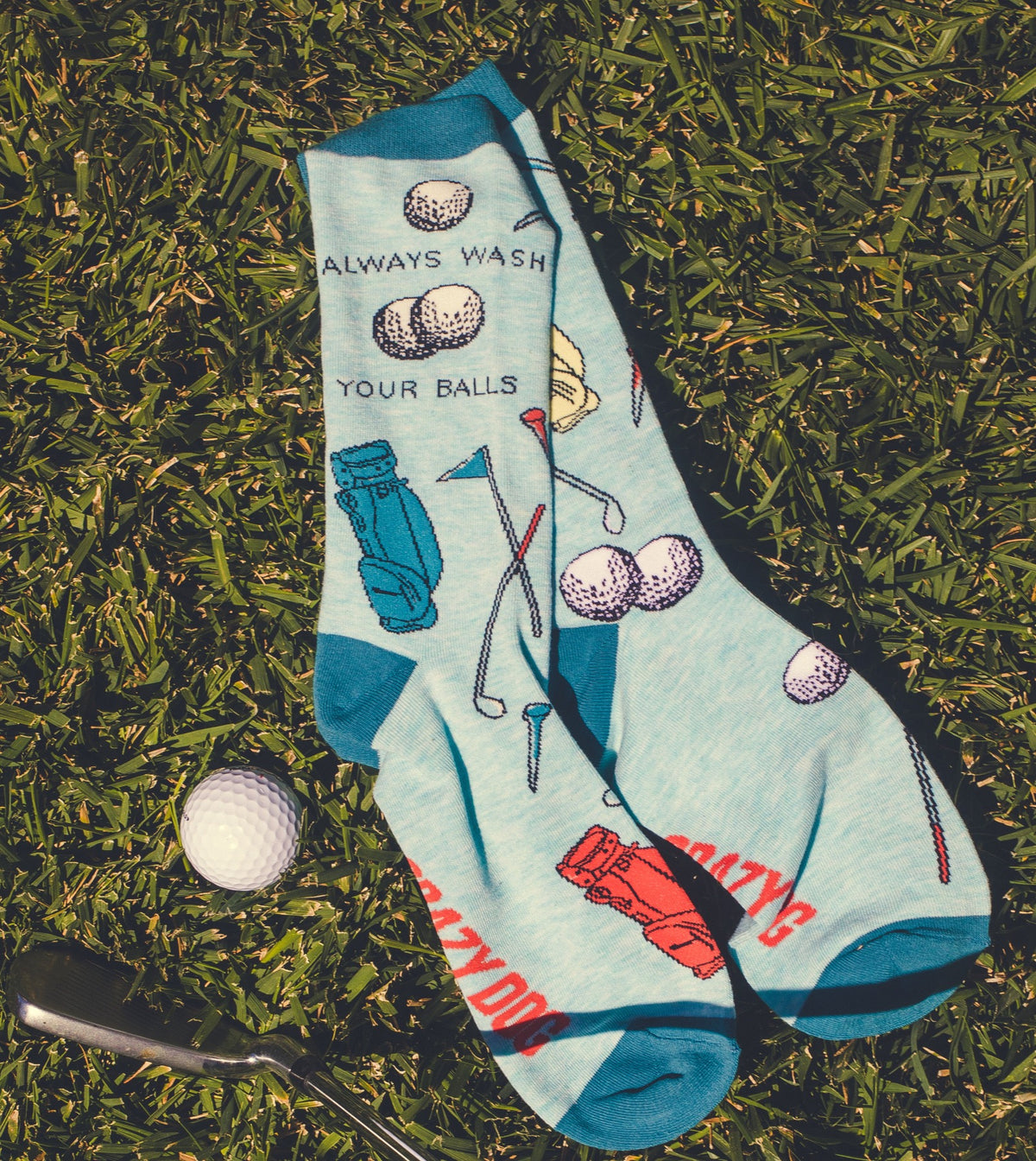 Men&#39;s Always Wash Your Balls Socks
