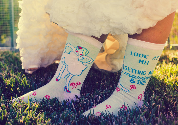 Women's Look At Me Getting All Married Socks
