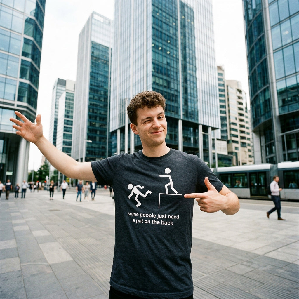 Some People Need A Pat On The Back Men's T Shirt
