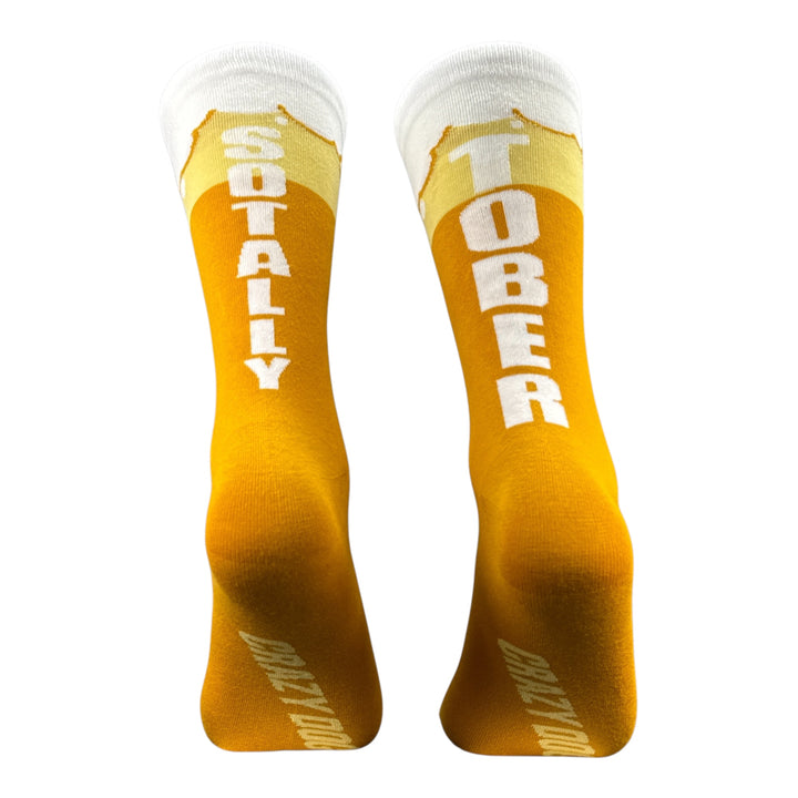 Funny Beer Glass Sotally Tober Sock Nerdy Drinking Tee