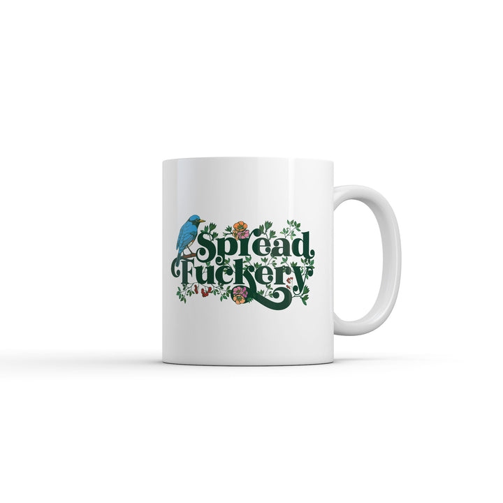 Funny White Spread Fuckery Coffee Mug Nerdy Sarcastic Tee