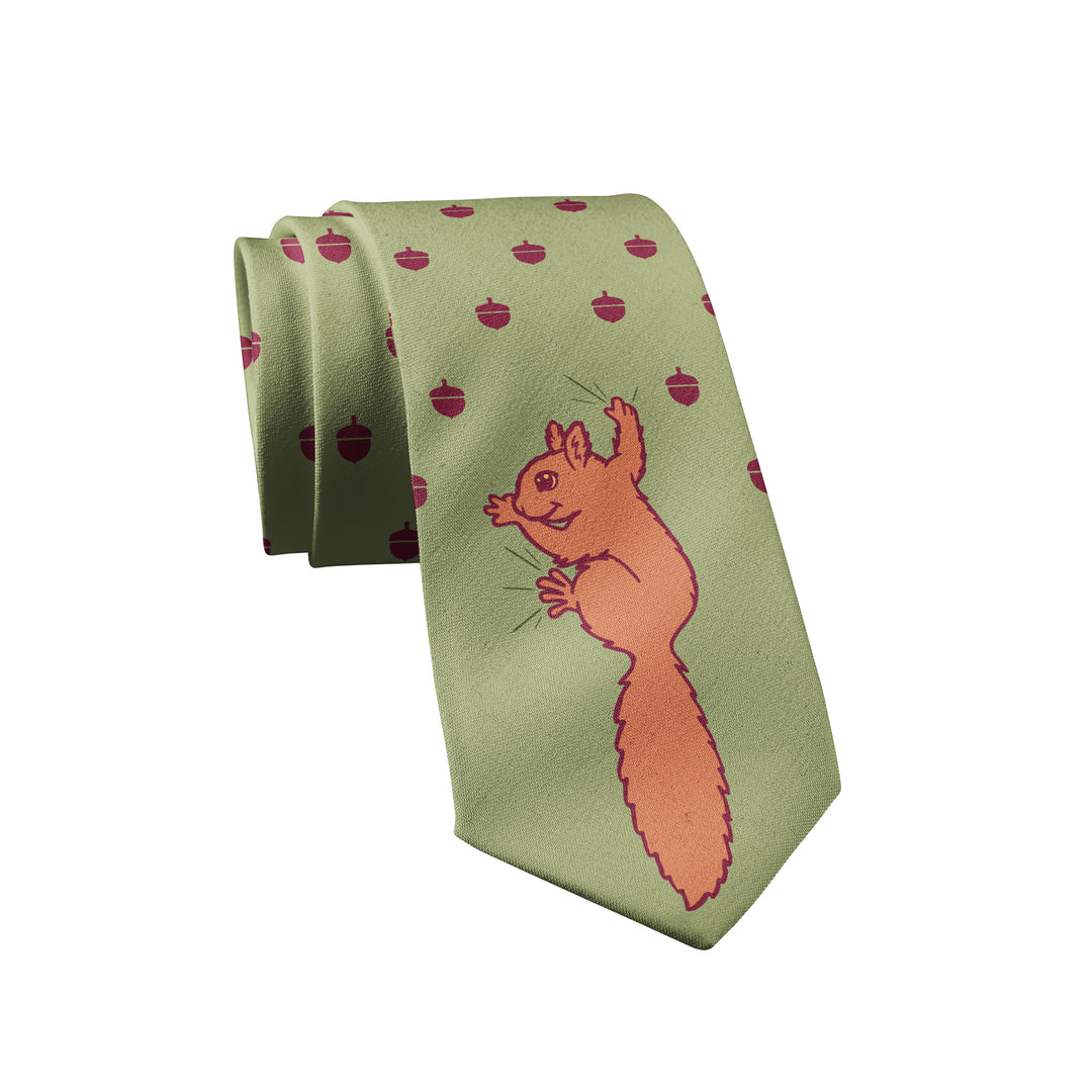 Funny Green - Squirrel Squirrel Acorns Nerdy animal sarcastic Tee