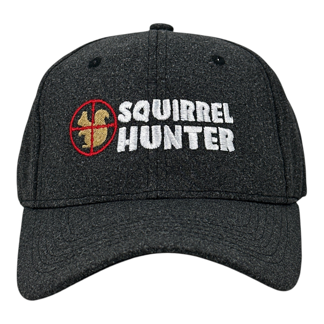 Funny Heather Black - Squirrel Hunter Squirrel Hunter Nerdy Hunting Animal Tee