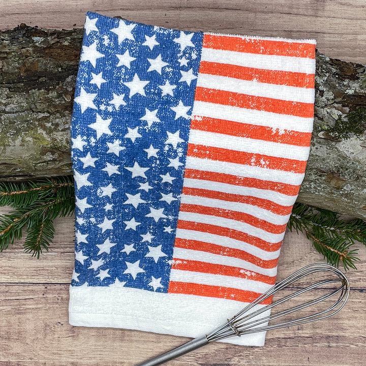 Stars And Stripes Awesome Patriotic American Flag Tea Towel Tea Towel