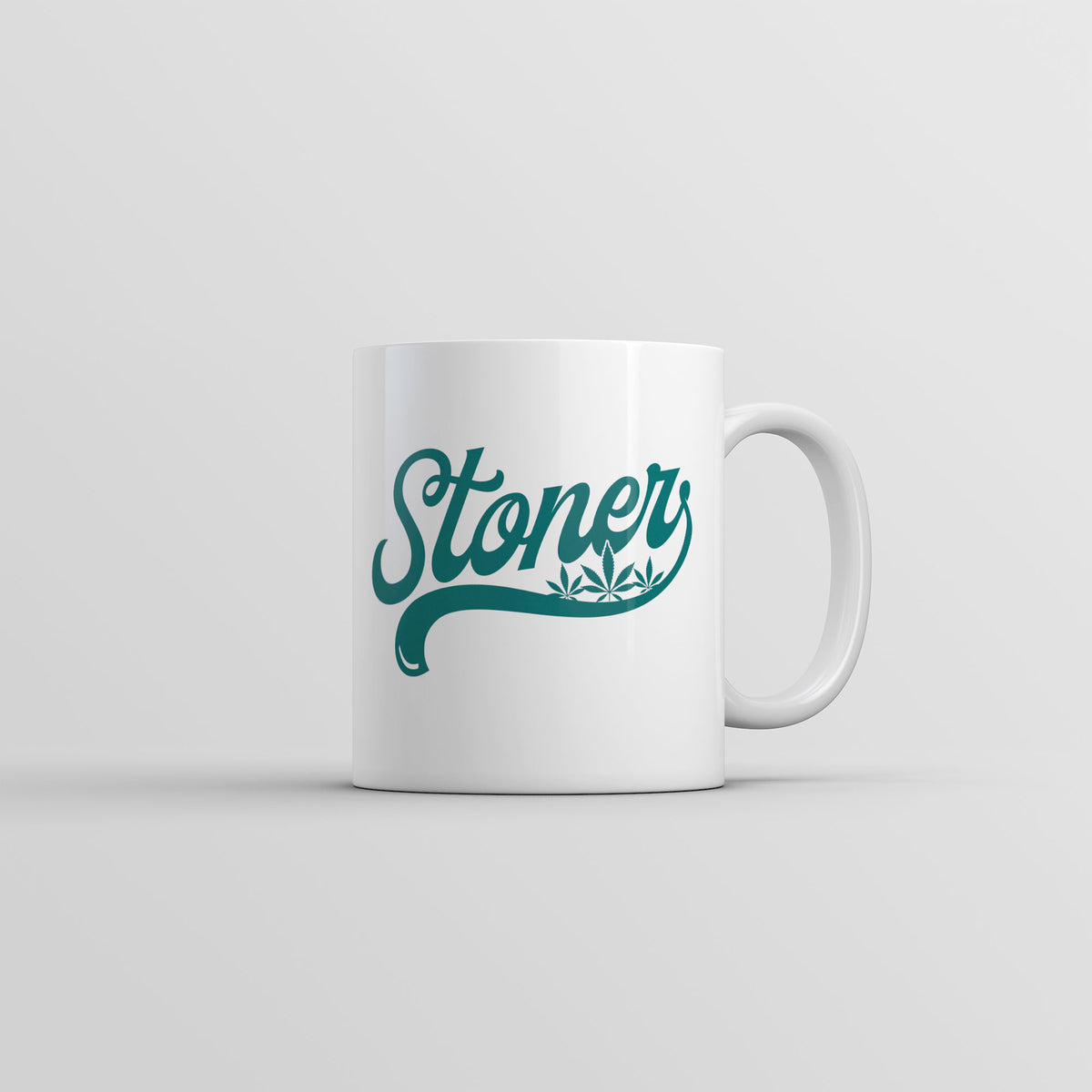 Funny White Stoner Coffee Mug Nerdy 420 sarcastic Tee