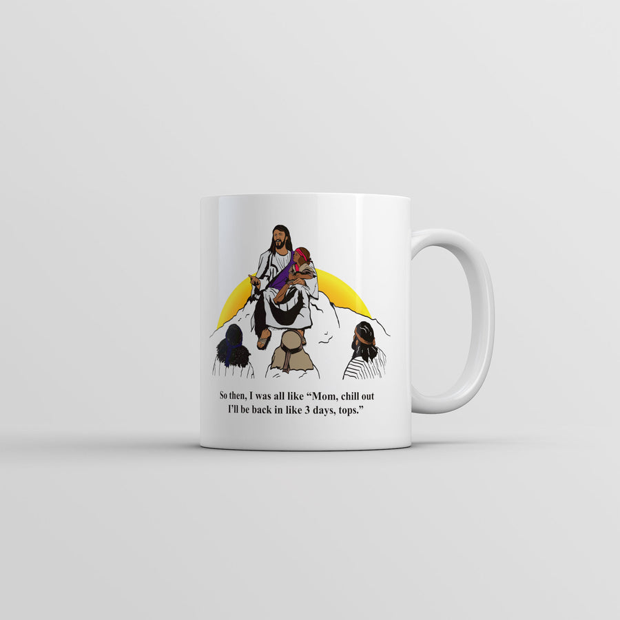 Funny White Story Time With Jesus Coffee Mug Nerdy Easter sarcastic Tee