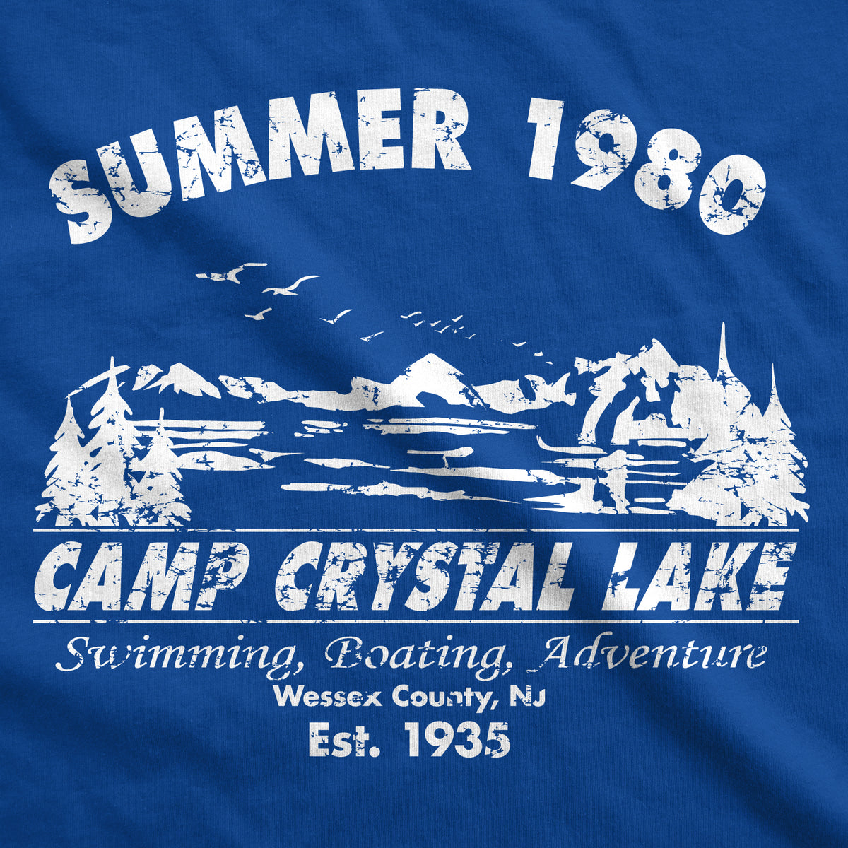 Summer 1980 Camp Crystal Lake Men&#39;s Tshirt