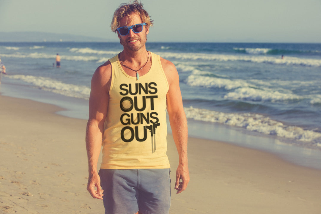 Suns Out Guns Out Men's Tank Top