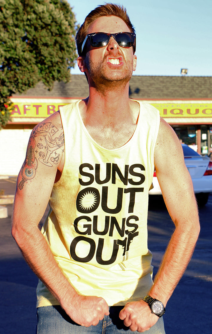 Suns Out Guns Out Men's Tank Top