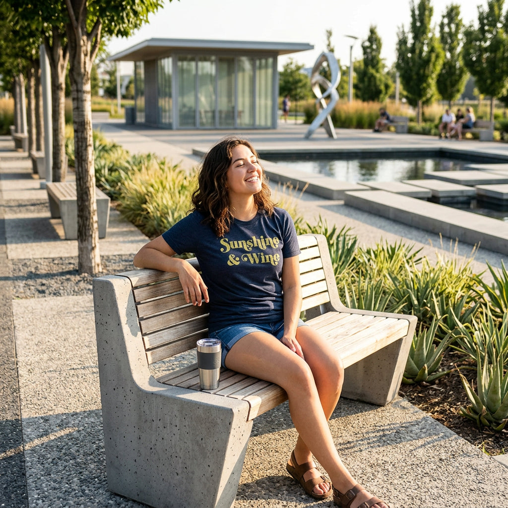 Sunshine And Wine Women's T Shirt