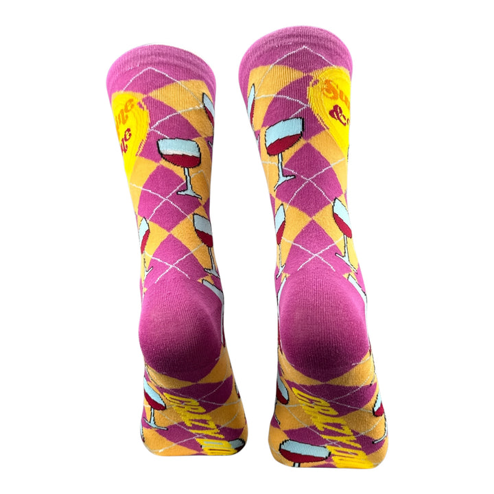 Sunshine and Wine Socks
