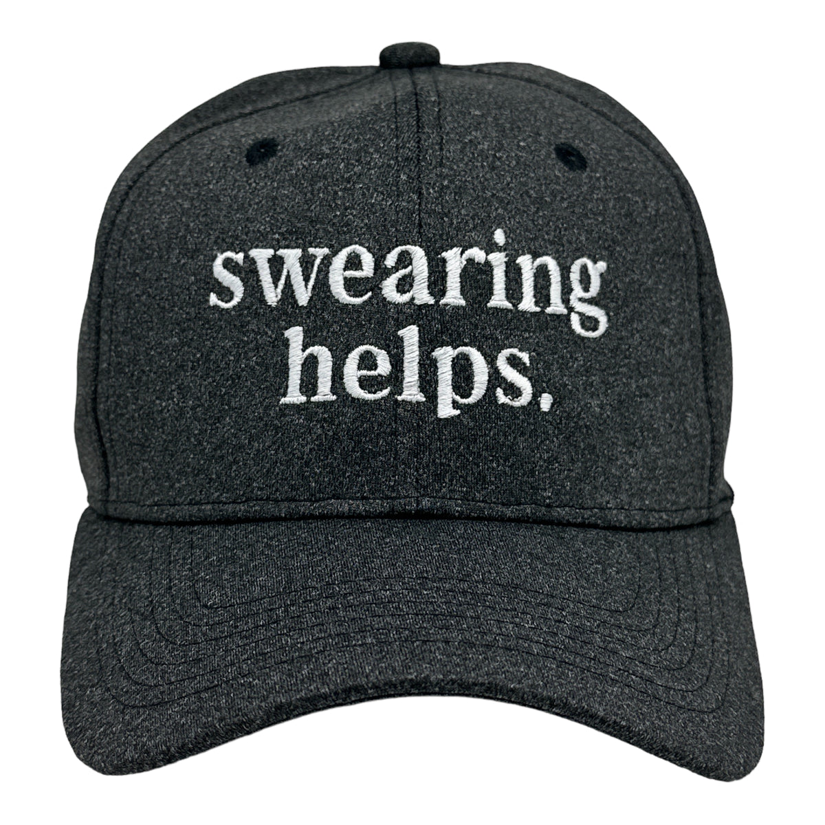 Funny Black - SWEARING Swearing Helps Nerdy Sarcastic Tee